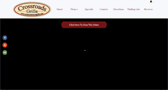 Desktop Screenshot of crossroadsbarandgrille.com